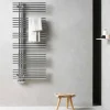 Termoarredo Scaldasalviette Cromato in Acciaio Design Idraulico 483 W - Pavone