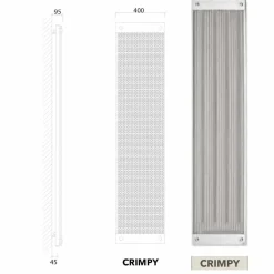 Termoarredo verticale idraulico design moderno New Dress by Scirocco H
