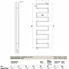 Termoarredo verticale idraulico finitura cromata Snake by Scirocco H
