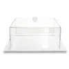 Tortiera Quadrata Plexiglass Trasparente Made in Italy 2 Misure - Crotone