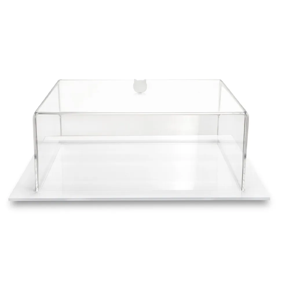 Tortiera Quadrata Plexiglass Trasparente Made in Italy 2 Misure - Crotone