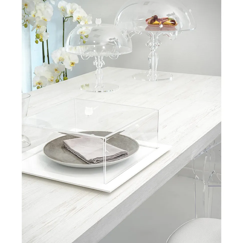 Tortiera Quadrata Plexiglass Trasparente Made in Italy 2 Misure - Crotone