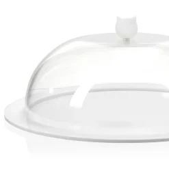 Tortiera Rotonda Plexiglass Trasparente Made in Italy 2 Misure - Crotone
