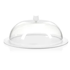 Tortiera Rotonda Plexiglass Trasparente Made in Italy 2 Misure - Crotone