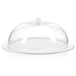 Tortiera Rotonda Plexiglass Trasparente Made in Italy 2 Misure - Crotone