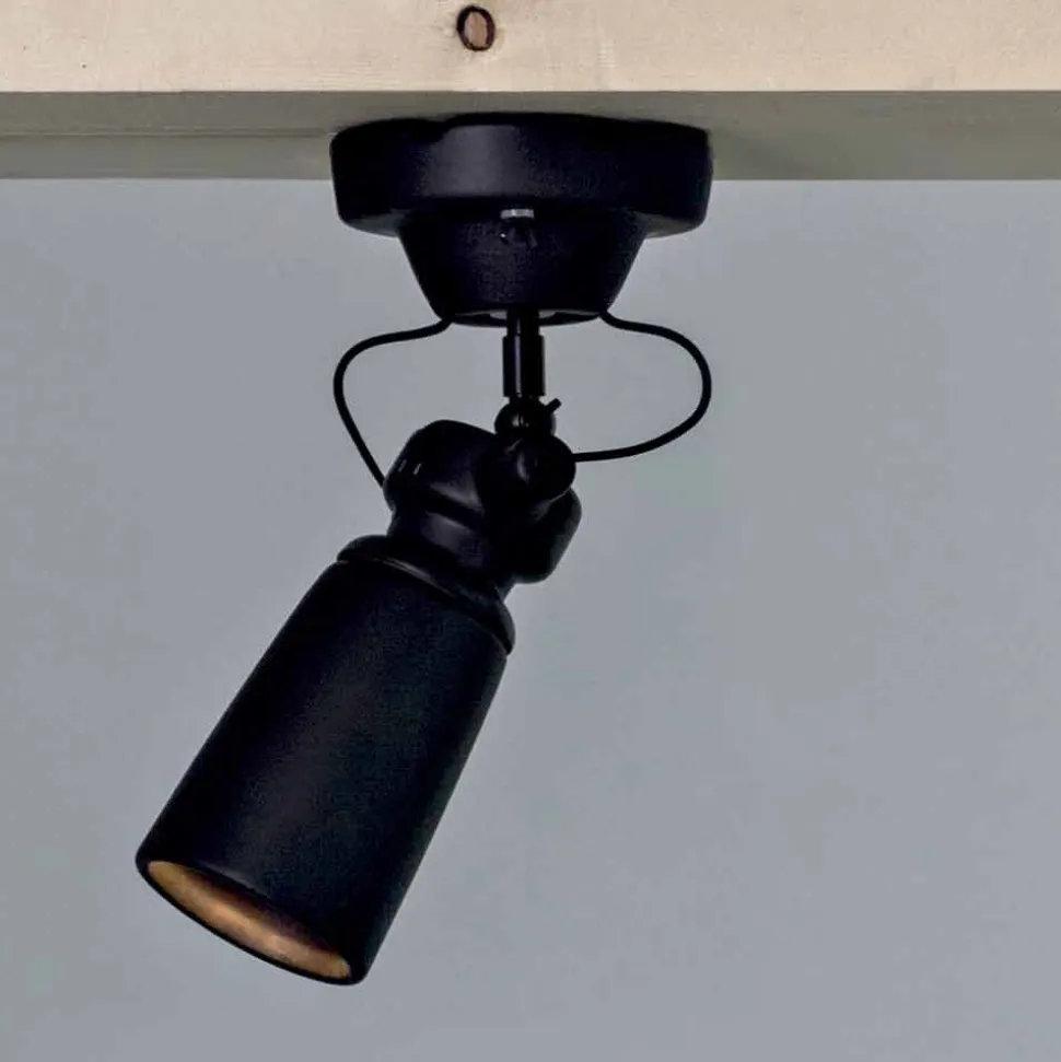 Toscot Battersea faretto da soffitto in ceramica, design moderno