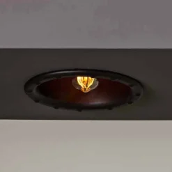 Toscot Battersea faro ad incasso grande Ø22,5 cm made in Toscana