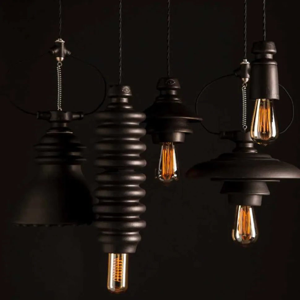 Toscot Battersea lampada a sospensione con piatto in terracotta
