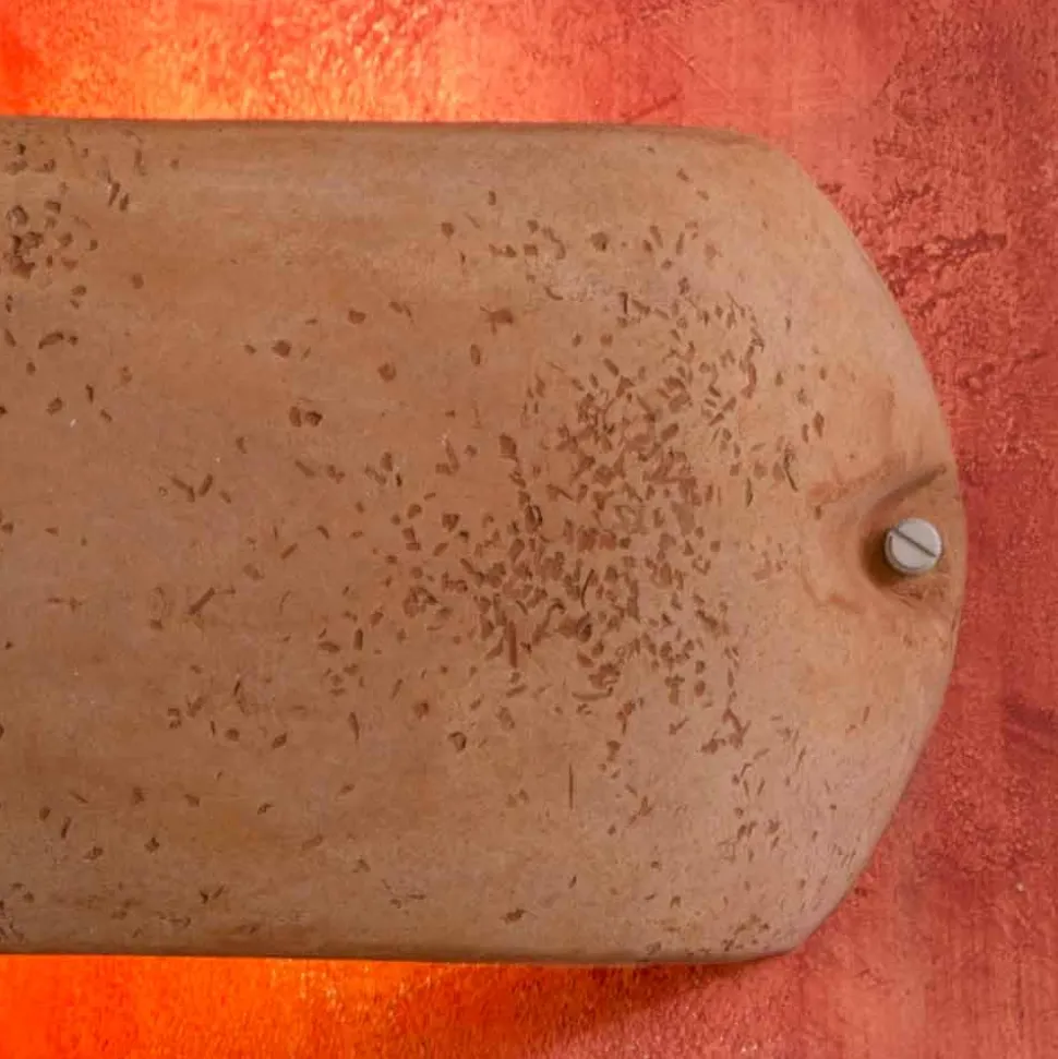 Toscot Castelverde applique esterno/interno in terracotta made Italy