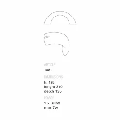Toscot Castelverde applique interno/esterno di design made in Italy
