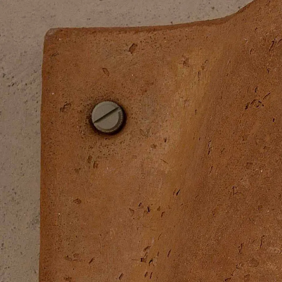 Toscot Lido lampada a muro interno/esterno terracotta made in Italy