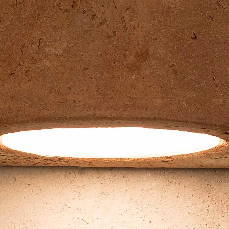 Toscot Lido lampada a muro interno/esterno terracotta made in Italy