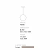 Toscot Newton lampada a sospensione moderna in terracotta fatta a mano