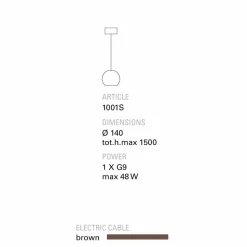 Toscot Newton lampada a sospensione moderna in terracotta fatta a mano