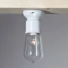 Toscot Novecento plafoniera da soffitto moderna in terracotta e vetro