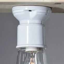 Toscot Novecento plafoniera da soffitto moderna in terracotta e vetro