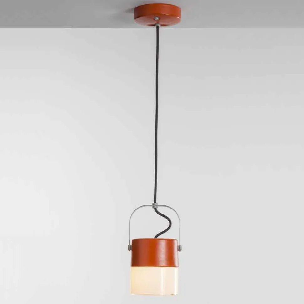 Toscot Swing lampada a sospensione in vetro soffiato made in Toscana