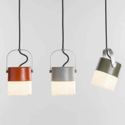Toscot Swing lampada a sospensione in vetro soffiato made in Toscana