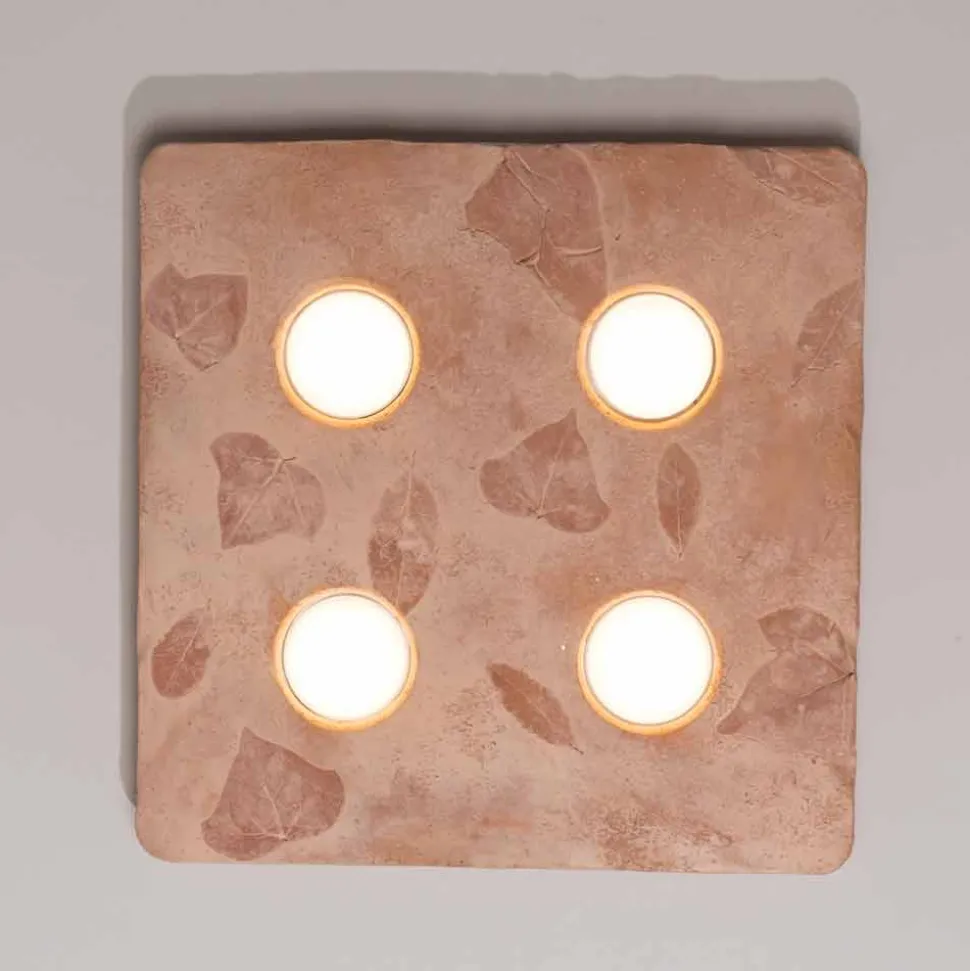 Toscot Vivaldi lampada da muro in terracotta made in Italy