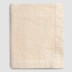 Tovaglia Componibile in Lino Colorato con Asole e 10 Bottoni - Mediterranea
