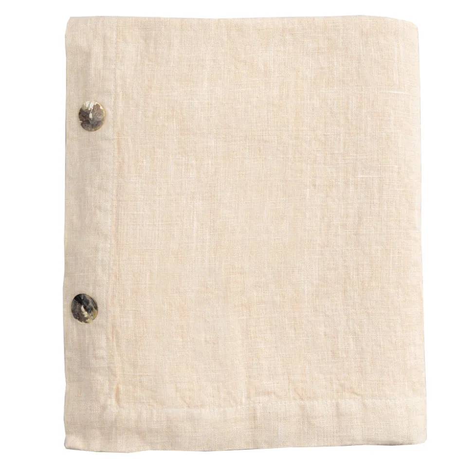Tovaglia Componibile in Lino Colorato con Asole e 10 Bottoni - Mediterranea