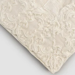 Tovaglia in Lino Bianco o Burro con Pizzo Farnese Design Rettangolare - Kippel