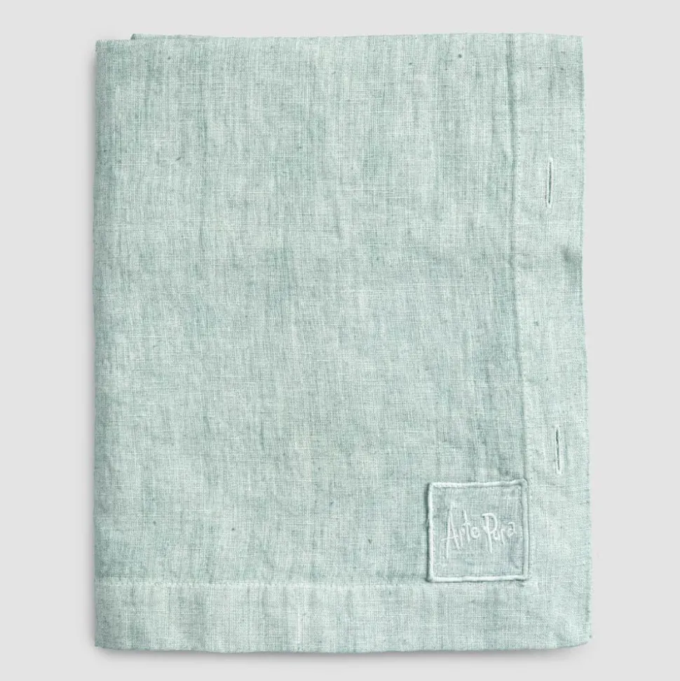 Tovaglia Lino Colorato con Asole e 12 Bottoni Lusso Componibile - Mediterranea