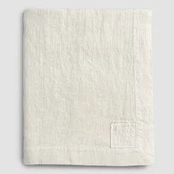 Tovaglia Lino Colorato con Asole e 12 Bottoni Lusso Componibile - Mediterranea