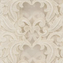 Tovaglia Quadrata in Lino Beige con Pizzo Farnese Lusso Artigianale - Kippel