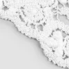 Tovaglia Rettangolare in Lino e Pizzo in Cotone Design Lusso Italiano - Olimpia