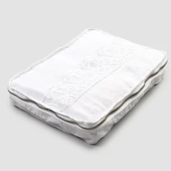 Trousse Grande da Viaggio in Lino con Pizzo Sinergia di Lusso Italiano - Randall