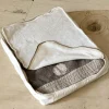 Trousse Grande Trucchi Donna o da Viaggio in Lino e Cotone di Lusso - Yeti