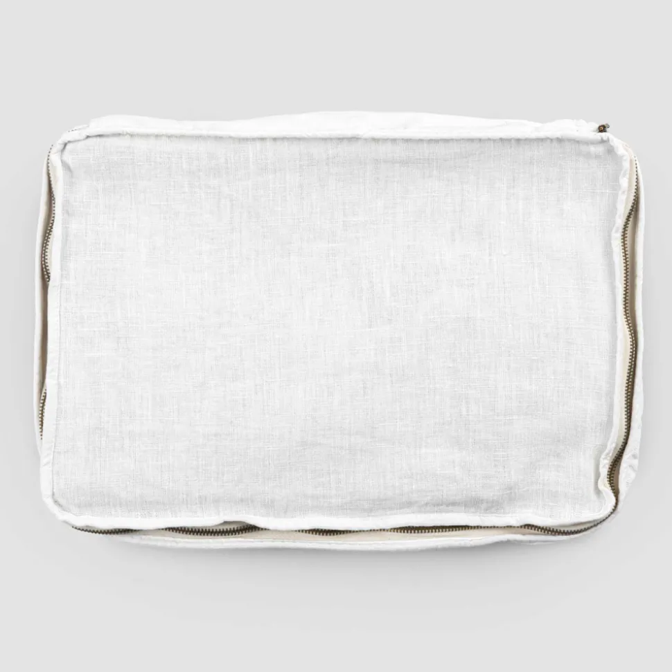 Trousse Grande Trucchi Donna o da Viaggio in Lino e Cotone di Lusso - Yeti