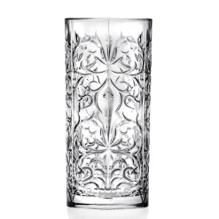 12 Tumbler Alti Bicchiere Highball Cocktail o Acqua Decorato di Lusso - Destino