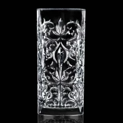 12 Tumbler Alti Bicchiere Highball Cocktail o Acqua Decorato di Lusso - Destino