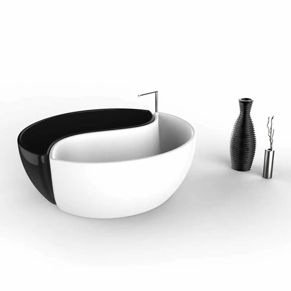 Vasca Arredo Bagno inSolid Surface Bath Tao Made in Italy