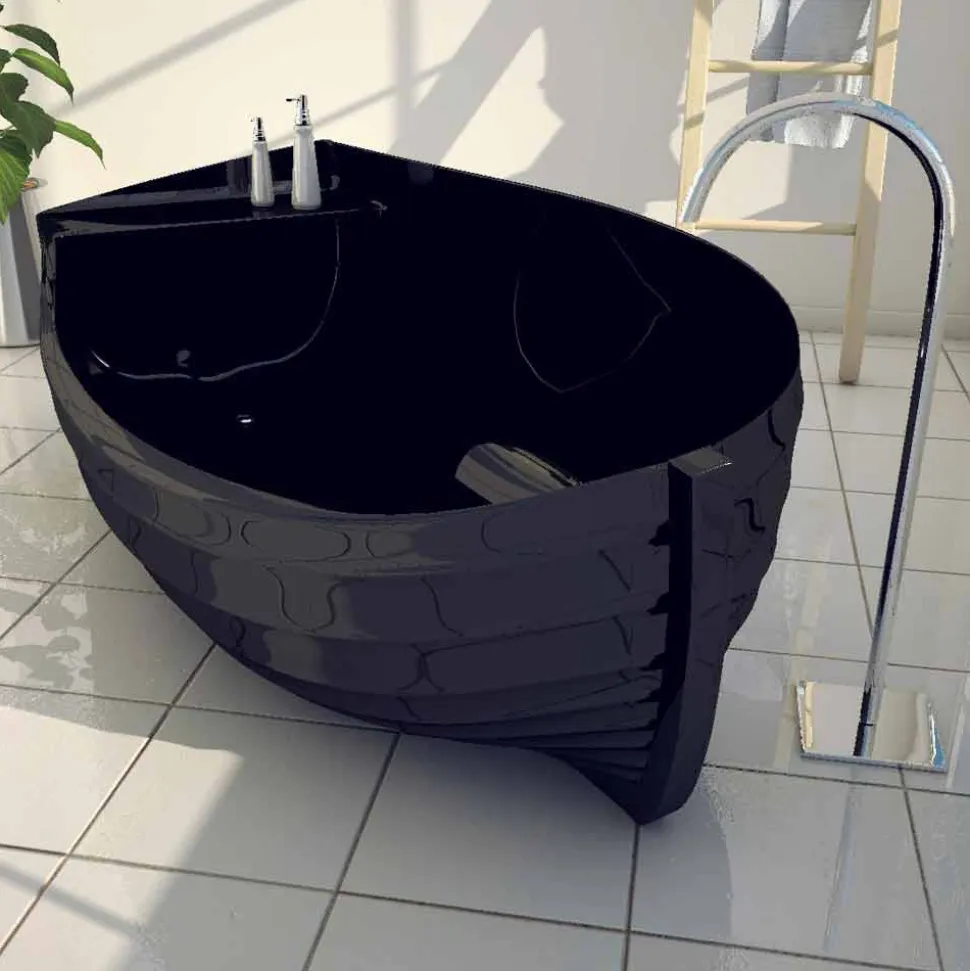 Vasca da bagno di design a forma di barca Ocean made in Italy