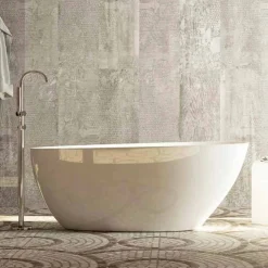 Vasca da bagno freestanding ovale Albenga,design moderno,made in Italy