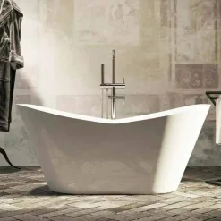 Vasca da bagno freestanding Ragusa, design moderno, made in Italy