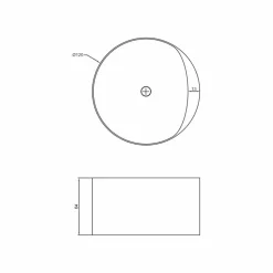 Vasca da bagno freestanding rotonda di design fatta in Italia Cremona