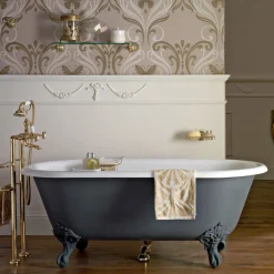 Vasca da Bagno Vintage Freestanding con Piedini in Ghisa, Made in Italy – Naima