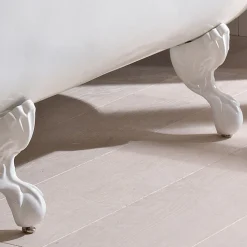 Vasca Freestanding Design Vintage in Ghisa Bianca, Made in Italy – Marwa