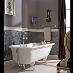 Vasca Freestanding Design Vintage in Ghisa Bianca, Made in Italy – Marwa