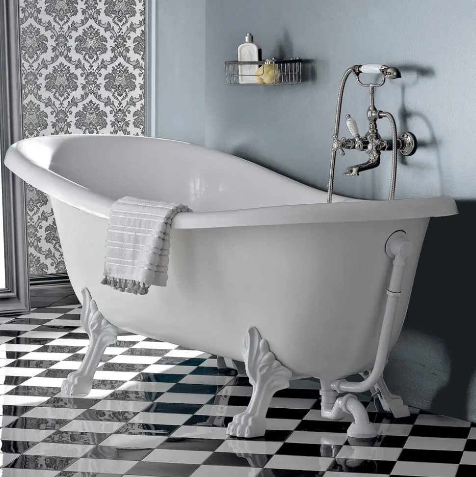 Vasca Freestanding in Acrilico Stile Vintage, Made in Italy – Tabea