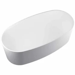 Vasca monoblocco freestanding di design prodotta in Italia, Dongo
