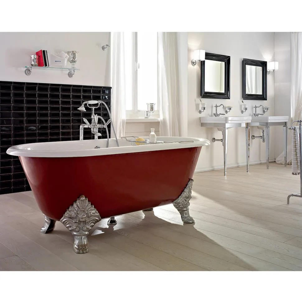 Vasca Vintage Freestanding con Piedini in Ghisa, Made in Italy – Naike