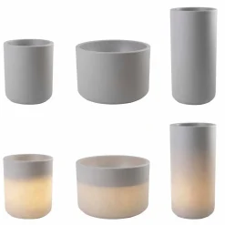 Vaso con Illuminazione da Giardino o Interno, Design Moderno - Cilindrostar