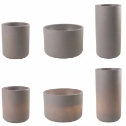 Vaso con Illuminazione da Giardino o Interno, Design Moderno - Cilindrostar