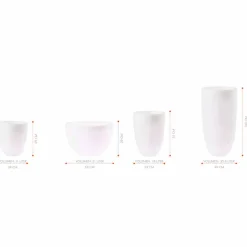 Vaso con Illuminazione Led o Solare Design Moderno di Varie Misure - Svasostar