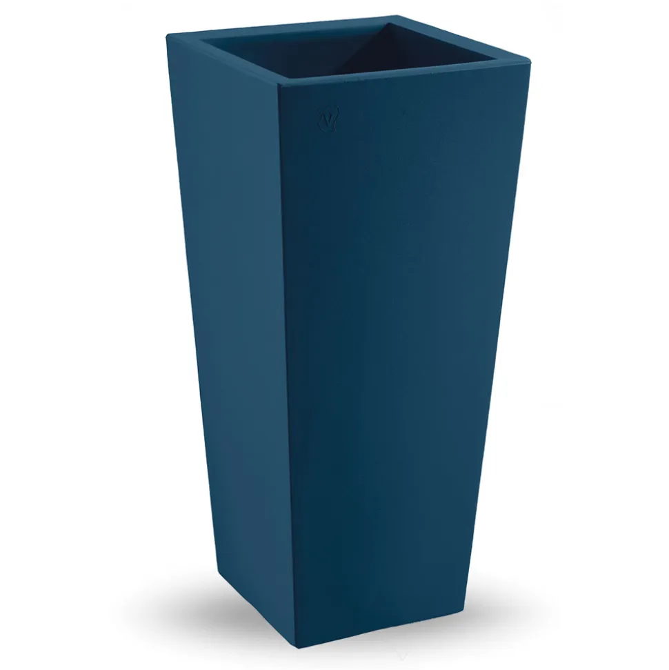 Vaso da Esterno Quadrato in Polietilene Colorato Made in Italy - Marilard